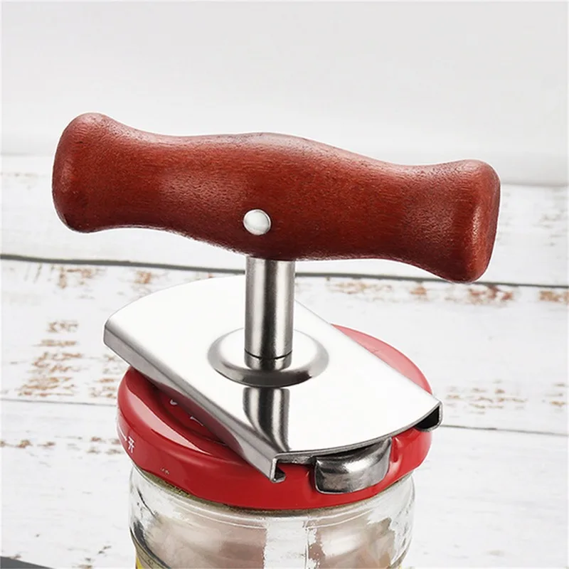 Kitchen Stainless Steel Jar Bottle Can Opener Manual Smooth Edge Bottle Can Opener Tin Can Opener Jar Lid Unscrew Gripper, Silver+brown
Kitchen Stainless Steel Jar Bottle Can Opener Manual Smooth Edge Bottle Can Opener Tin Can Opener Jar Lid Unscrew Gripper, Silver+brown