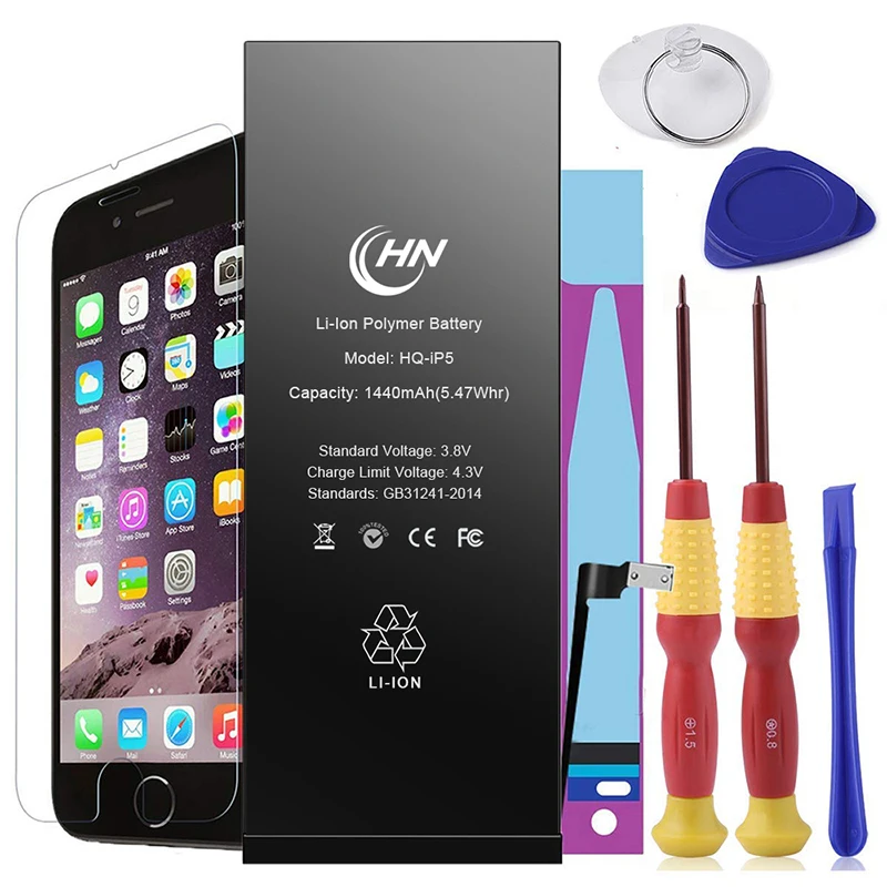 1 Year Warranty Original Quality 1440mAh Li-ion Polymer Battery for iPhone 5 Battery
1 Year Warranty Original Quality 1440mAh Li-ion Polymer Battery for iPhone 5 Battery