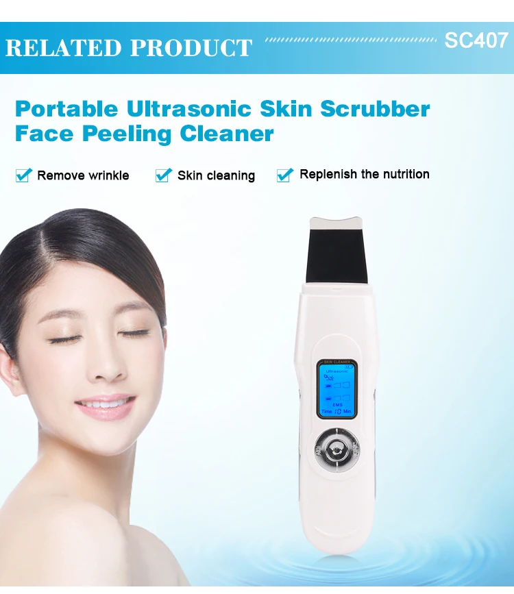 Ultrasonic Skin Scrubber Machine SC651 10