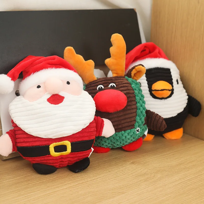 2021 New Pet Christmas Gift Cute Reindeer Elf Elk Ornament Stuffed Plush Soft Squeaky Dog Chew Christmas Toy
2021 New Pet Christmas Gift Cute Reindeer Elf Elk Ornament Stuffed Plush Soft Squeaky Dog Chew Christmas Toy