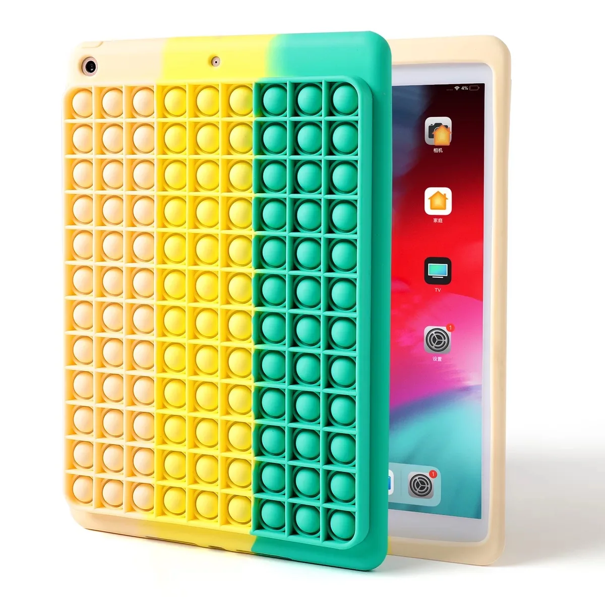 Pop it Tablet Case Silicone Sensory Fidget Toy Tablet Cover Push Bubble Game Tablet Case for ipad pro 11 2020
Pop it Tablet Case Silicone Sensory Fidget Toy Tablet Cover Push Bubble Game Tablet Case for ipad pro 11 2020