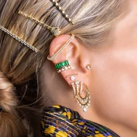 Chandelier Earrings Gold plated white rainbow round cz drop Moon shape 2019 christmas gift jewelry
Chandelier Earrings Gold plated white rainbow round cz drop Moon shape 2019 christmas gift jewelry