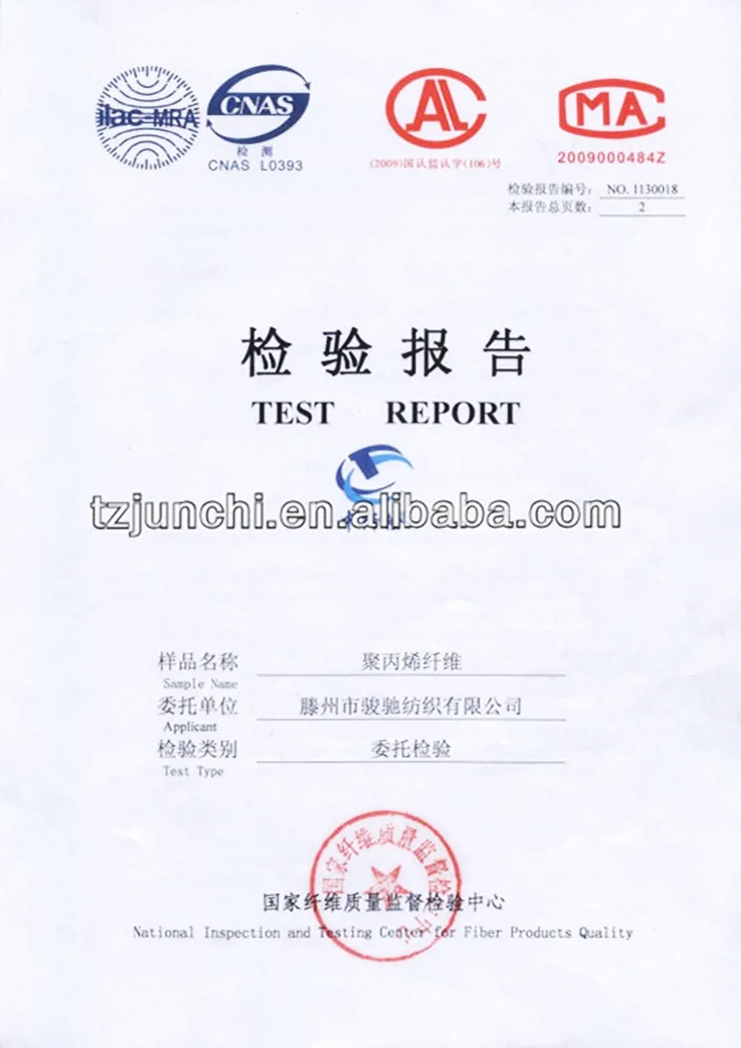 Black Color Fire Retardant Flame Retardant Polypropylene Yarn