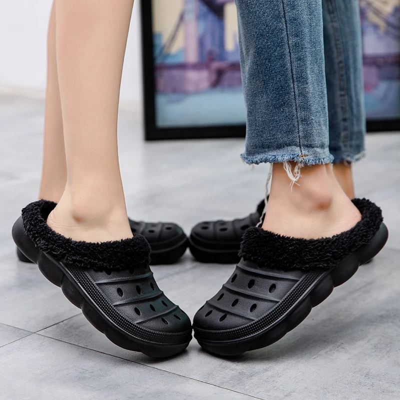 Amazon Hot Selling Warm Plush Unisex-adult Men's and Women's Classic Clog Slippers, Customized
Amazon Hot Selling Warm Plush Unisex-adult Men's and Women's Classic Clog Slippers, Customized