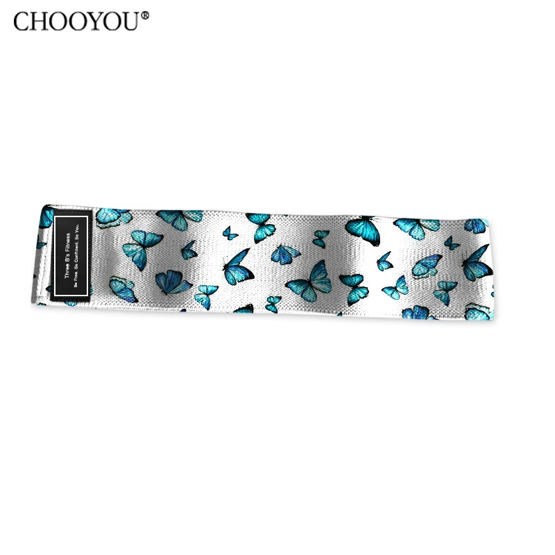 Colorful non-slip stretching butterflies pattern resistance booty circle fabric hip band, Customized color
Colorful non-slip stretching butterflies pattern resistance booty circle fabric hip band, Customized color