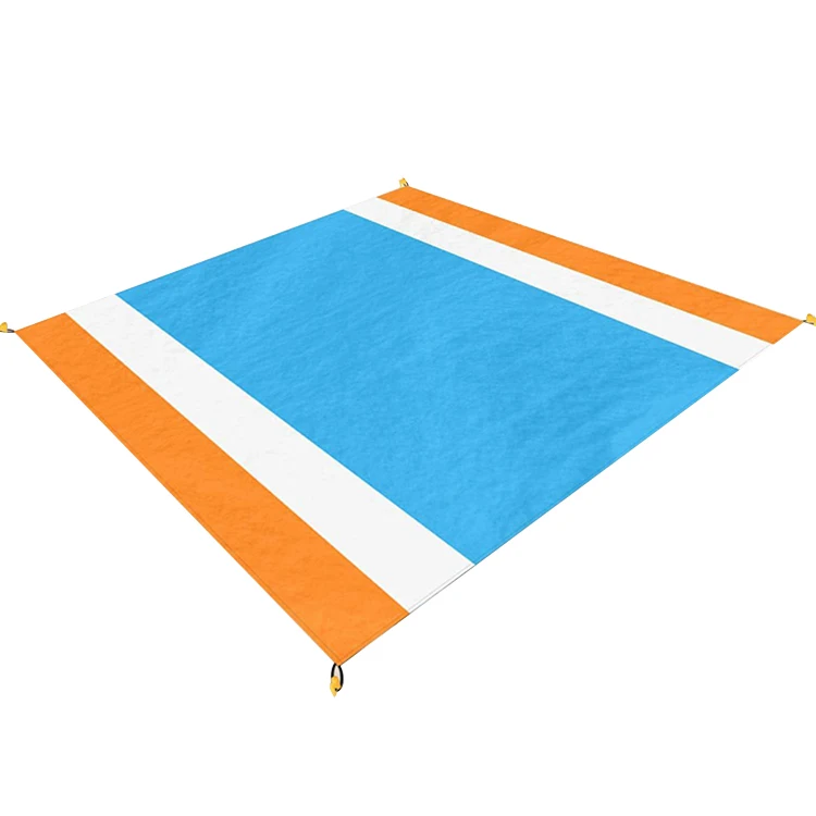 

Zhoya Custom Camping Outdoor Waterproof Sand Free Straw Compact Picnic Foldable Pocket Blanket Beach Mat, 7 colors