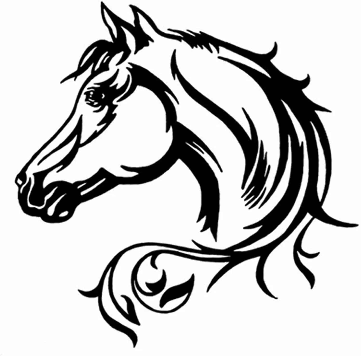 Horse Head Metal Wall Art Home 3D Silhouette Wall Decoration (Size : 40 * 40) TY2480
Horse Head Metal Wall Art Home 3D Silhouette Wall Decoration (Size : 40 * 40) TY2480