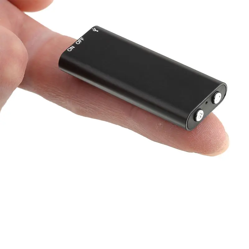 

8GB Mini Digital Audio Voice Recorder Dictaphone Stereo MP3 Music Player USB Flash Disk Drive, Black