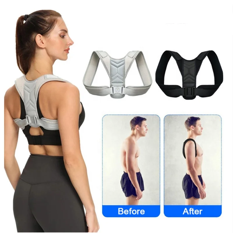 Wholesale Breathable Clavicle Posture Support Brace adjustable Back Posture Corrector Belt for Adult and Kids, Black, grey
Wholesale Breathable Clavicle Posture Support Brace adjustable Back Posture Corrector Belt for Adult and Kids, Black, grey