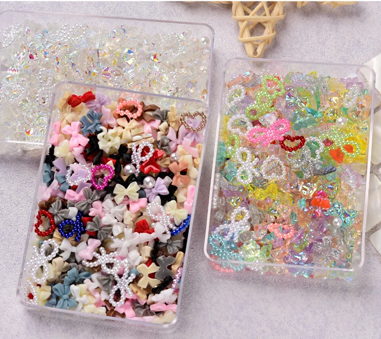 Nail Art Mix Designs Diamond Popular Jewelry Box Aurora Bow Cartoon Bear Pearl Rhinestone Nail Art Accessories Set
Nail Art Mix Designs Diamond Popular Jewelry Box Aurora Bow Cartoon Bear Pearl Rhinestone Nail Art Accessories Set