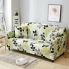 Nordic Style Leaves Sofa Cover Leaves Printed Stretch Sofa Slipcover Home Decor Elastic Couch Cover for 190x230cm