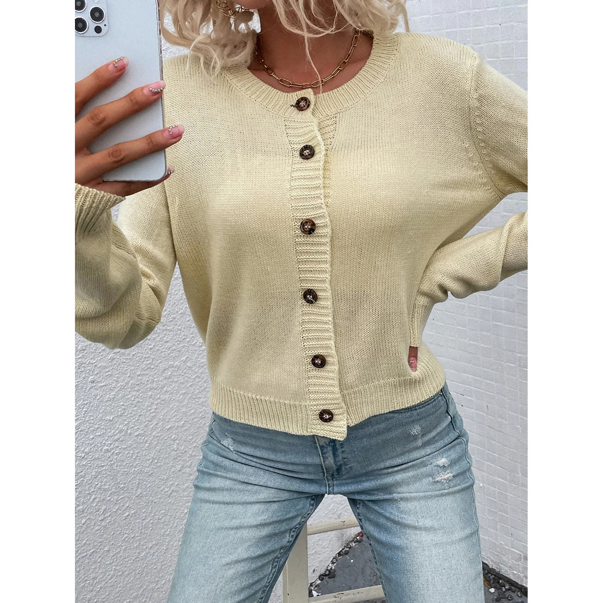 fashion cardigans al por mayor 2021 custom jumpers women's sweaters casual button long sleeve knit crop sweater cardigan
fashion cardigans al por mayor 2021 custom jumpers women's sweaters casual button long sleeve knit crop sweater cardigan