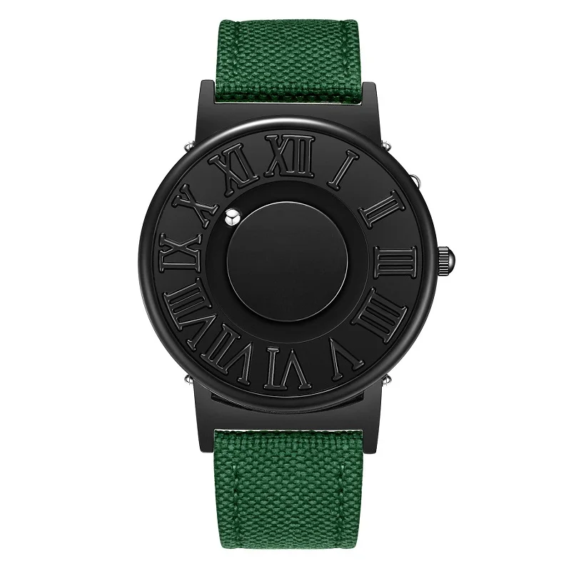 EUTOUR E012 Watch Man Canvas Leather Strap Mens Watches Magnetic Ball Show Quartz Watches Fashion Male Clock Wristwatches
EUTOUR E012 Watch Man Canvas Leather Strap Mens Watches Magnetic Ball Show Quartz Watches Fashion Male Clock Wristwatches