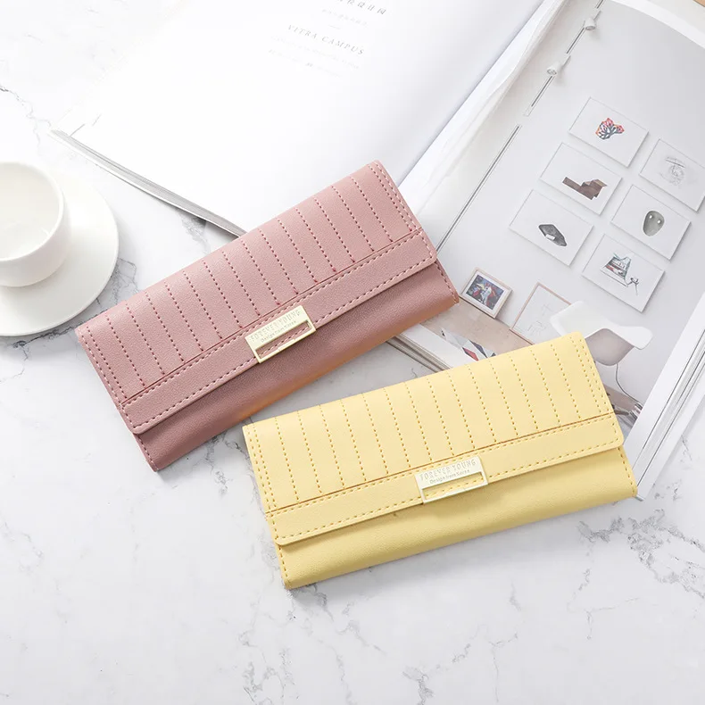 2021 New Fashion Elegance Leather Ladies Purse With various colors Good Quality Women Long Frame Wallet Purse Wholesale Cheap, Black, pink, light pink ,blue, red yellow 6 colors
2021 New Fashion Elegance Leather Ladies Purse With various colors Good Quality Women Long Frame Wallet Purse Wholesale Cheap, Black, pink, light pink ,blue, red yellow 6 colors