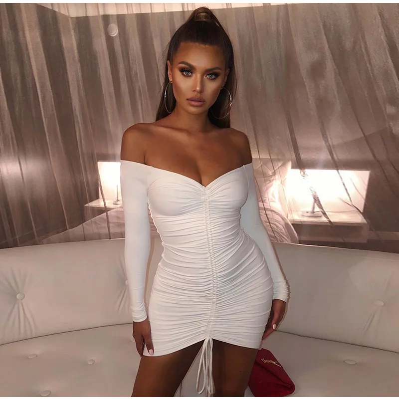 2020 New Arrival Sexy Women Long Sleeve off shoulder bodycon ladies casual dresses
2020 New Arrival Sexy Women Long Sleeve off shoulder bodycon ladies casual dresses