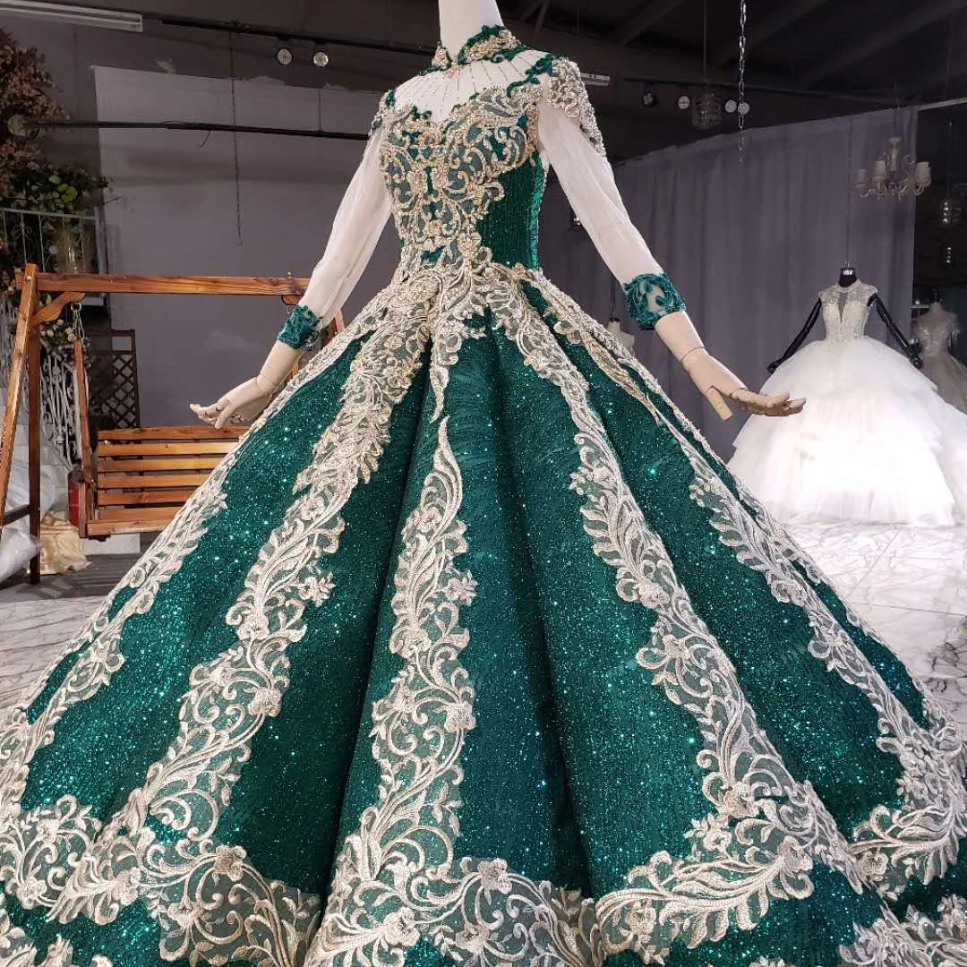 Wholesale Crystal design Ball bridal dress Bead Sequin lace Green wedding dress For Women Ball gown, Custom made
Wholesale Crystal design Ball bridal dress Bead Sequin lace Green wedding dress For Women Ball gown, Custom made