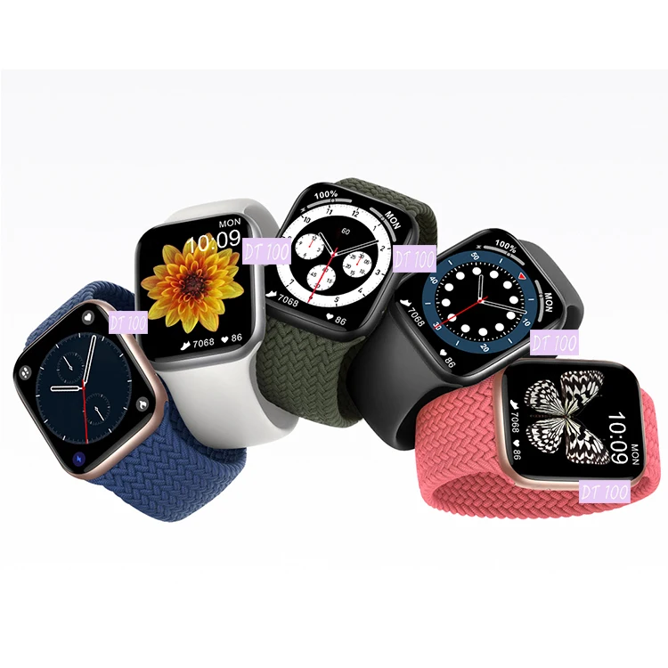 DT100 Spin Button 44mm Smart Watches Series 6 Waterproof Men BT Call 1.75 Inch Full Touch ECG Blood Pressure IP68 Smart Watch
DT100 Spin Button 44mm Smart Watches Series 6 Waterproof Men BT Call 1.75 Inch Full Touch ECG Blood Pressure IP68 Smart Watch