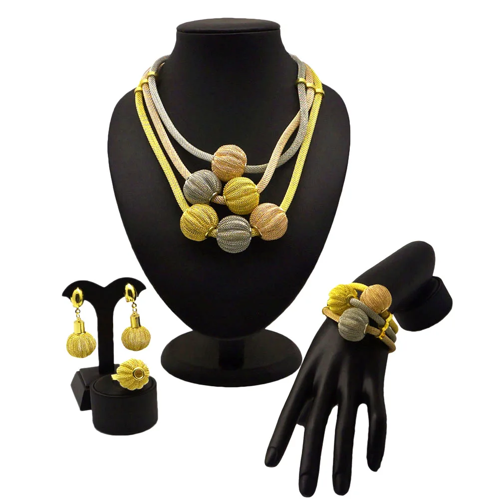 necklace earring bangle set african style women jewelry set 24k gold plated jewelry set CJ944
necklace earring bangle set african style women jewelry set 24k gold plated jewelry set CJ944