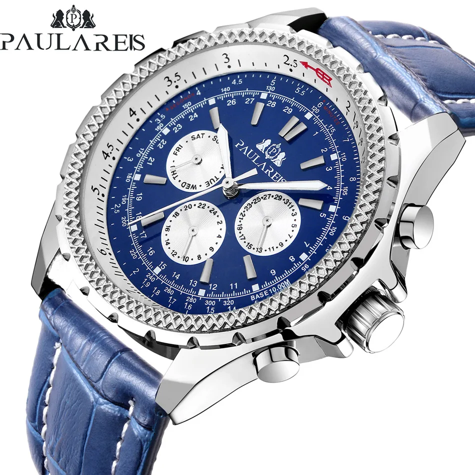 paulareis Men automatic luminous leather watch 2021 diving watches men automatic watch automatic movement wom
paulareis Men automatic luminous leather watch 2021 diving watches men automatic watch automatic movement wom
