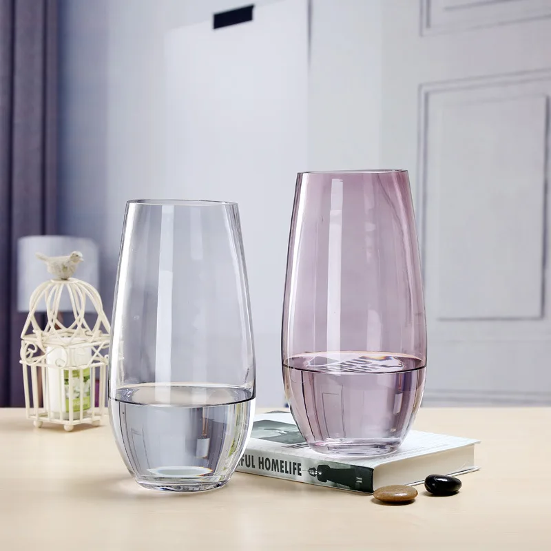 European Modern Minimalist Colored Decorative Glass Flower Vase Home Meeting Room Decoration, As photo
European Modern Minimalist Colored Decorative Glass Flower Vase Home Meeting Room Decoration, As photo