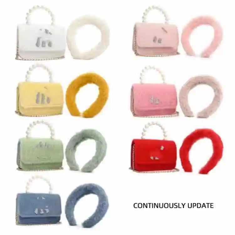 Hot Selling luxury pearl hand fur purse and headband set for women and ladies diamonds logo new york purse and fur headband set, 10 color as picture
Hot Selling luxury pearl hand fur purse and headband set for women and ladies diamonds logo new york purse and fur headband set, 10 color as picture