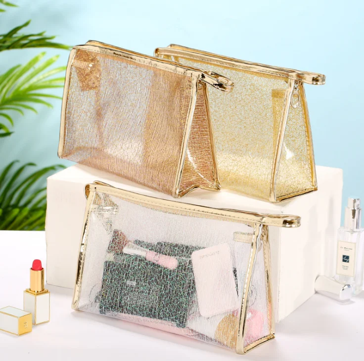 Women Handbags PVC Transparent Cosmetic Bag with Zipper Clear Waterproof Travel Organizer Toiletry Makeup Bags
Women Handbags PVC Transparent Cosmetic Bag with Zipper Clear Waterproof Travel Organizer Toiletry Makeup Bags