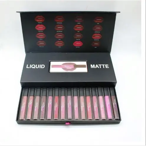 Hot selling make up set high quality natural waterproof high pigment 16 colors matte liquid lipstick for girls
Hot selling make up set high quality natural waterproof high pigment 16 colors matte liquid lipstick for girls