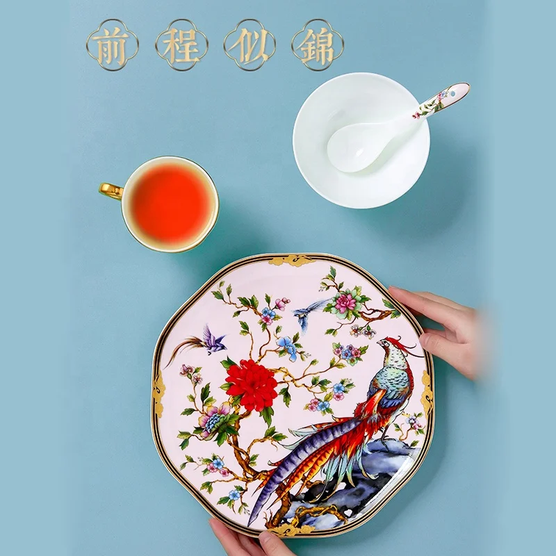 Bosung Porcelain Chinese Light Luxury Household Bowl and Plate Set Bowl and Plate Combination Gift Box
Bosung Porcelain Chinese Light Luxury Household Bowl and Plate Set Bowl and Plate Combination Gift Box