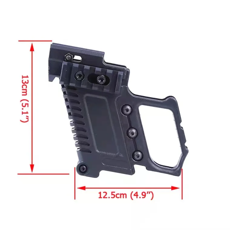 

Tactical Airsoft Glock 17/18/19 Rail Base Loading Device Hunting gear for Paintball