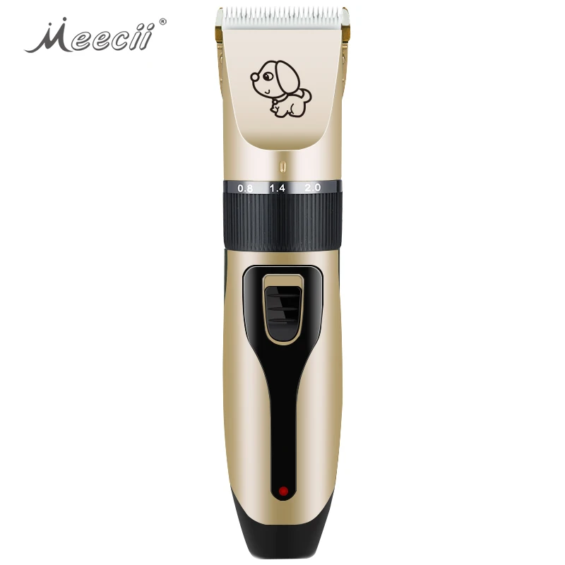 Professional Rechargeable Low Noise Pet Hair Clippers Kit Dog Pet Grooming Trimmer, Gold
Professional Rechargeable Low Noise Pet Hair Clippers Kit Dog Pet Grooming Trimmer, Gold