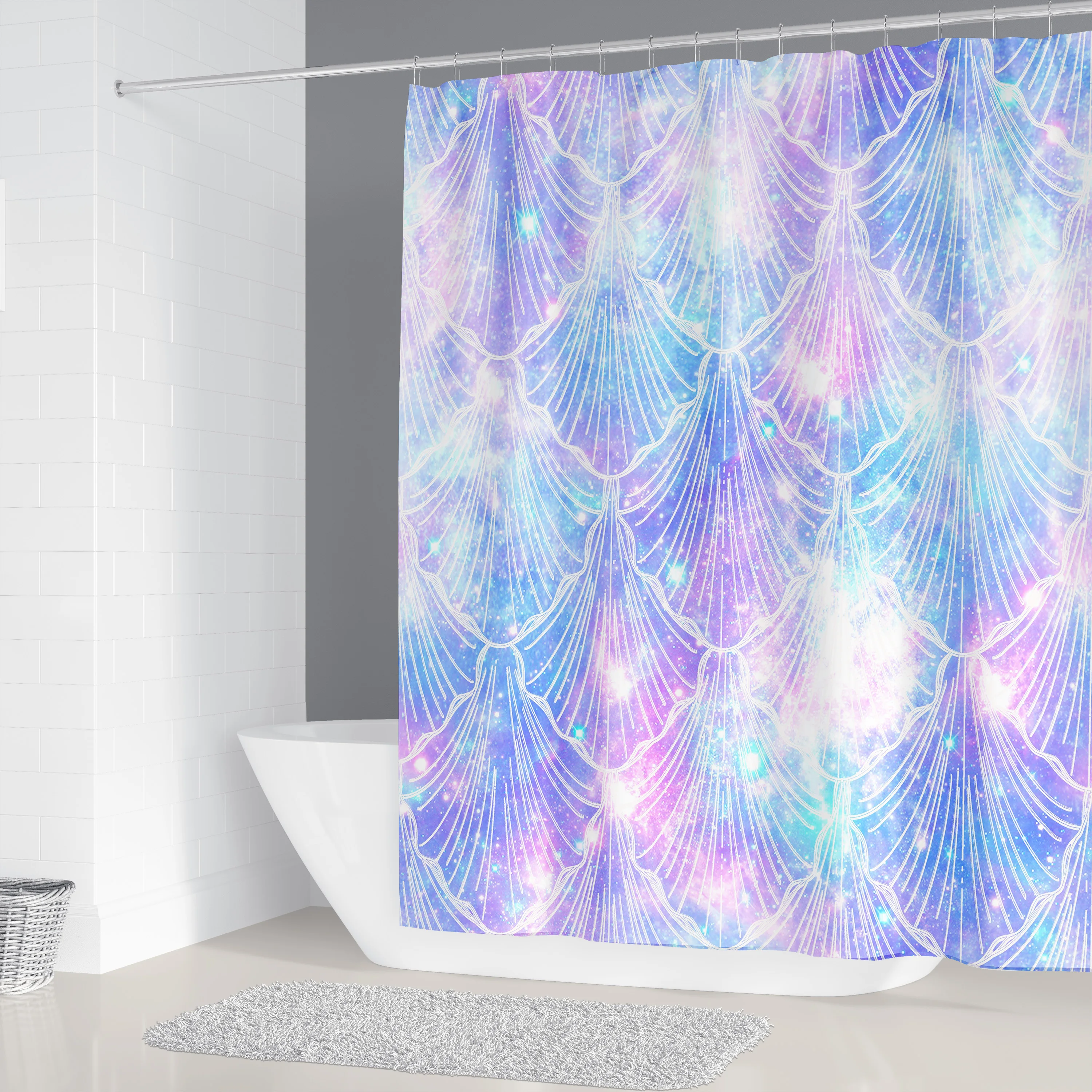 i@home polyester 4 piece blue leaves printed water resistant shower curtain set for bathroom
i@home polyester 4 piece blue leaves printed water resistant shower curtain set for bathroom