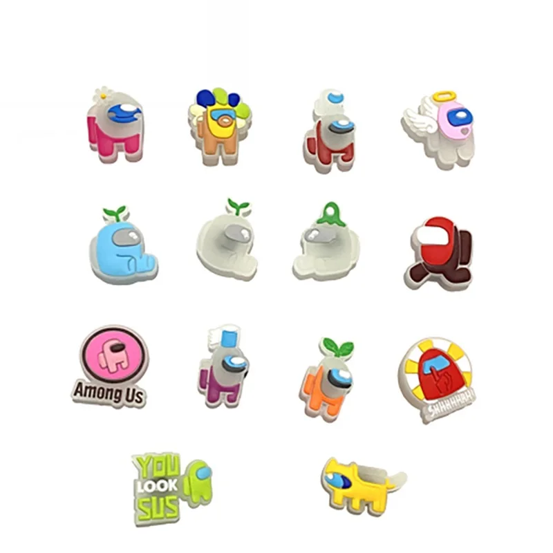 2021 new design luminous Among Us pvc shoe charms decoration croc shoe croc charms, Picture
2021 new design luminous Among Us pvc shoe charms decoration croc shoe croc charms, Picture