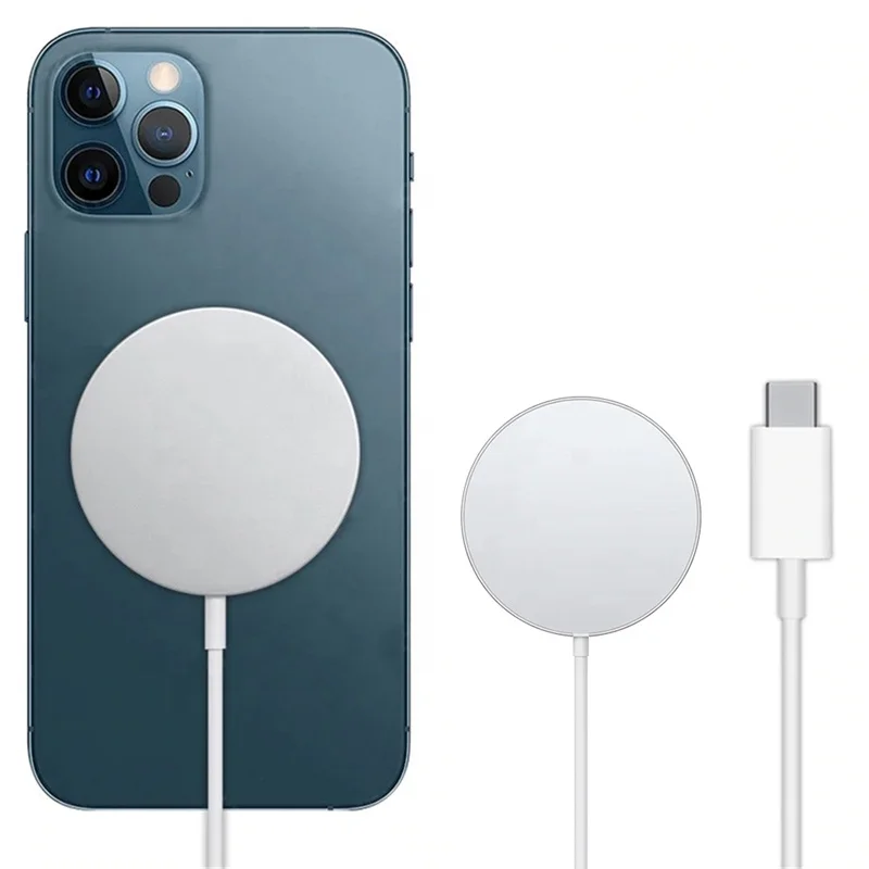 Premium Portable 15W QI Fast Magsafer Magnetic Wireless Charger For iPhone 12 Pro Max, White
Premium Portable 15W QI Fast Magsafer Magnetic Wireless Charger For iPhone 12 Pro Max, White