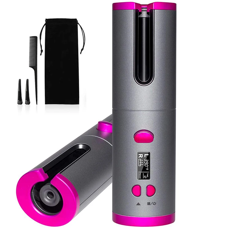 Rechargeable Electric Magic Ceramic Waver Mini Auto Curling Wand Roller Wireless Automatic Hair Curler
Rechargeable Electric Magic Ceramic Waver Mini Auto Curling Wand Roller Wireless Automatic Hair Curler