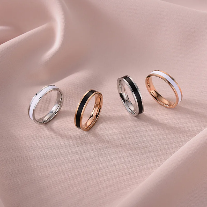 New Design High Quality Romantic Polished Circle Shape Oil Drip Titanium Stainless Steel Bands Ring For Girls
New Design High Quality Romantic Polished Circle Shape Oil Drip Titanium Stainless Steel Bands Ring For Girls