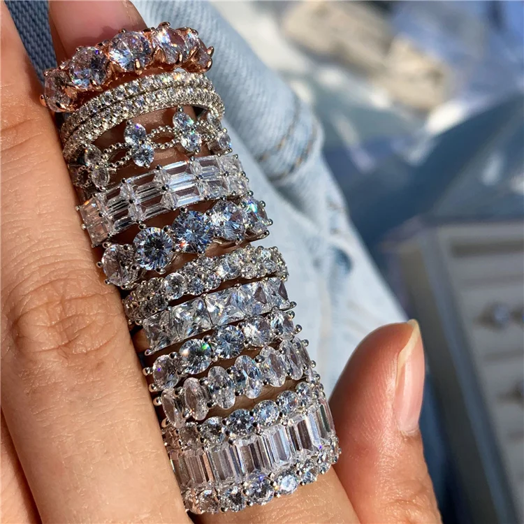Sterling Silver Ring S925 Personalized Women's Jewelry European and American Wind Inlaid Zircon Closed Silver Ring, Picture shows
Sterling Silver Ring S925 Personalized Women's Jewelry European and American Wind Inlaid Zircon Closed Silver Ring, Picture shows