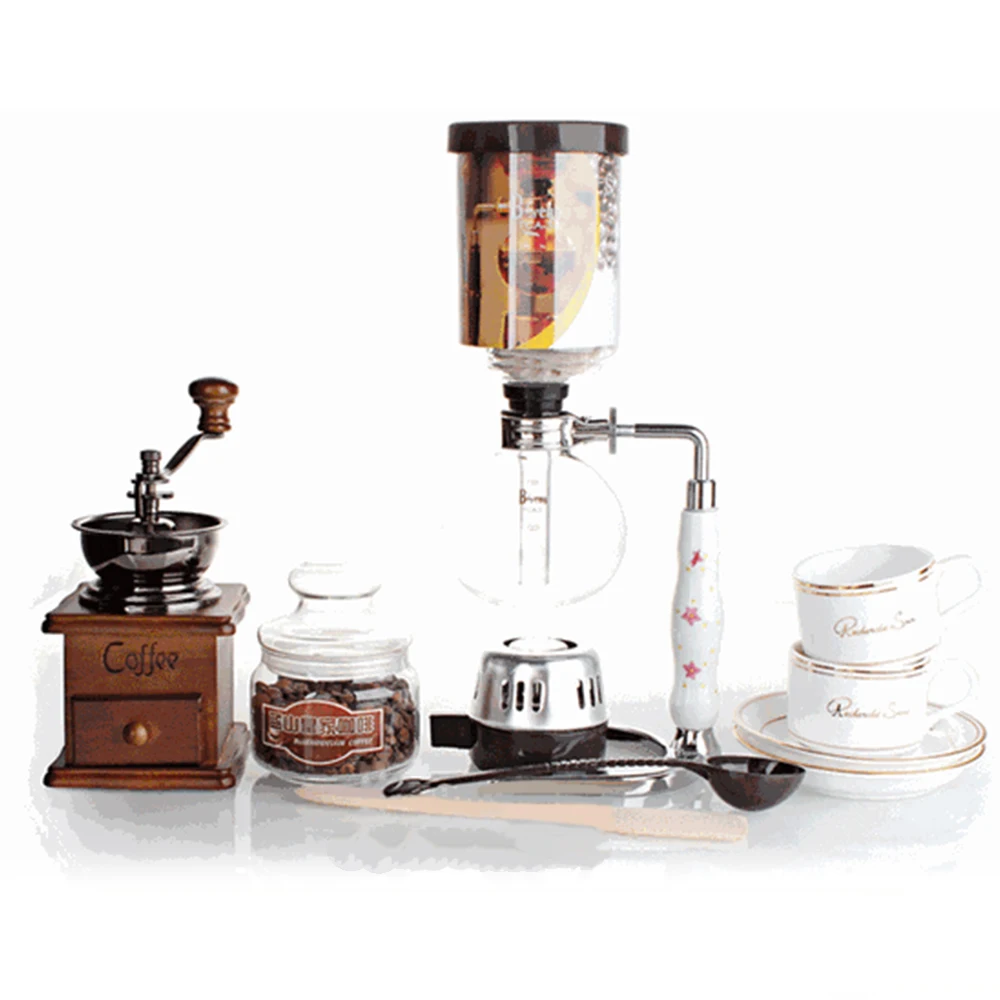 Factory Sale Retro Portable Coffee Maker Machine, Low Price Durable Siphon Pot Machine Coffee Sets, Brown 
Factory Sale Retro Portable Coffee Maker Machine, Low Price Durable Siphon Pot Machine Coffee Sets, Brown