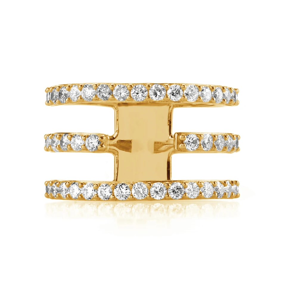 gold jewelry supplier 925 sterling silver zircon ring 18k gold plated fashion circle split triple row zircon eternity band ring
gold jewelry supplier 925 sterling silver zircon ring 18k gold plated fashion circle split triple row zircon eternity band ring