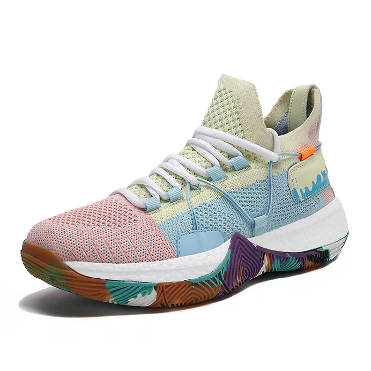 Good quality wholesale high neck sneakers lace-up lightweight mesh breathable mid cut basketball shoes, As picture
Good quality wholesale high neck sneakers lace-up lightweight mesh breathable mid cut basketball shoes, As picture