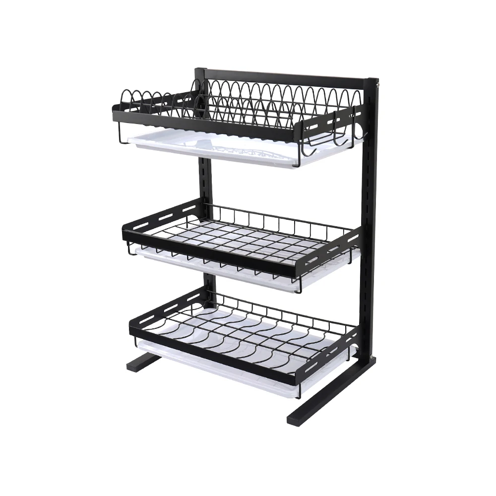 2 tier 3 tier dish rack drainer with competitive price black foldable dish racks plate rack metal
2 tier 3 tier dish rack drainer with competitive price black foldable dish racks plate rack metal
