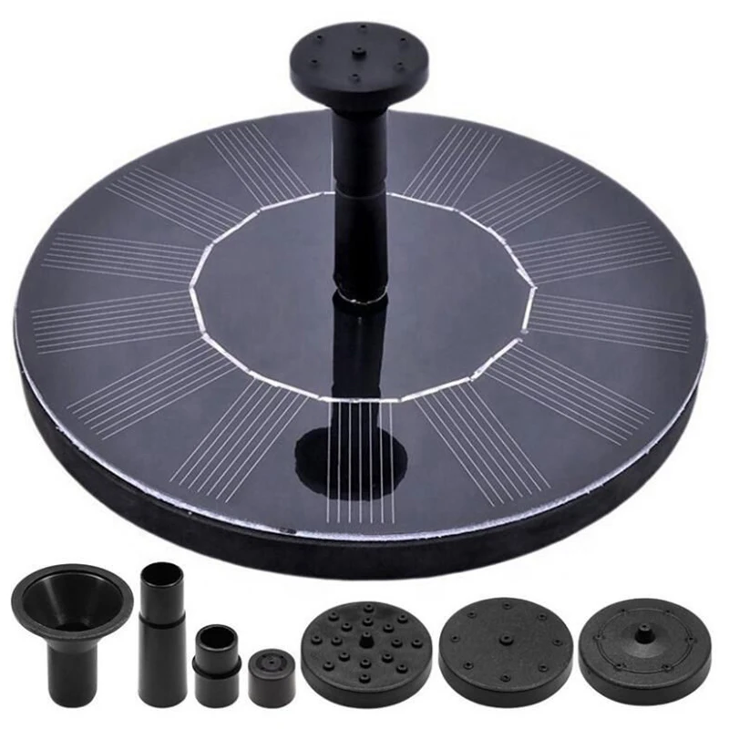Solar Bird Bath Fountain Pump for Bird Bath Garden Pond Pool Outdoor Garden Pool Pond Aquarium Solar Fountain Kit, Black
Solar Bird Bath Fountain Pump for Bird Bath Garden Pond Pool Outdoor Garden Pool Pond Aquarium Solar Fountain Kit, Black