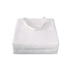 Graphic Customization Linen Tote Bags Blank Sublimation Blanks Linen Eco Natural 100% Cotton Shopper Shoulder Tote Bags
