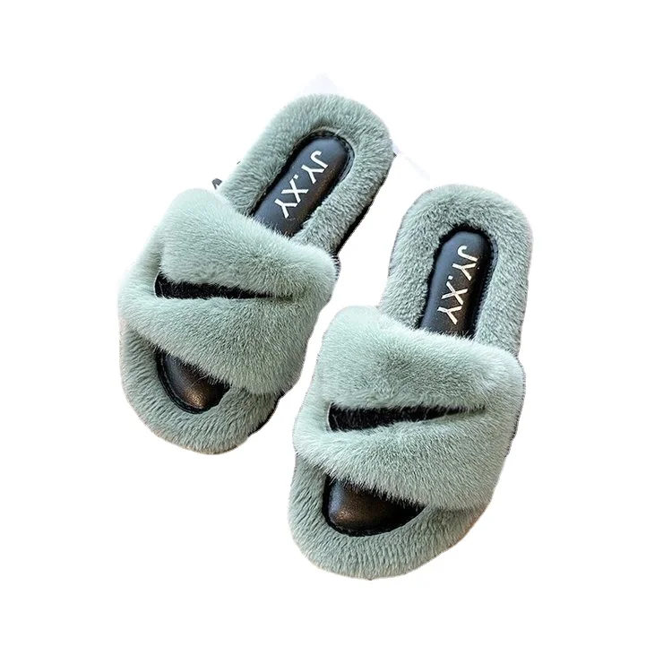 2021 wool slippers female autumn/winter new style Korean fashion flat-bottomed wool slippers
2021 wool slippers female autumn/winter new style Korean fashion flat-bottomed wool slippers