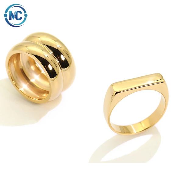 2021 Statement Exaggerated Wide Chunky Finger Ring Jewelry Stainless Steel 18K Gold Plated Ring Women, As the picture
2021 Statement Exaggerated Wide Chunky Finger Ring Jewelry Stainless Steel 18K Gold Plated Ring Women, As the picture