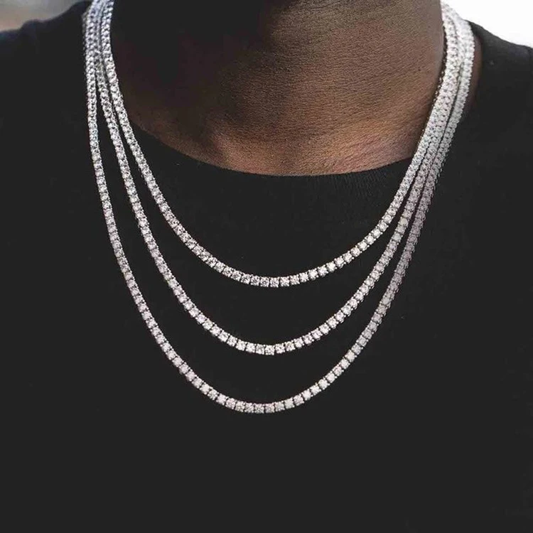 5mm alloy diamond tennis chain 14k gold plated CZ iced out bling hip hop tennis chain necklace, Gold /silver
5mm alloy diamond tennis chain 14k gold plated CZ iced out bling hip hop tennis chain necklace, Gold /silver