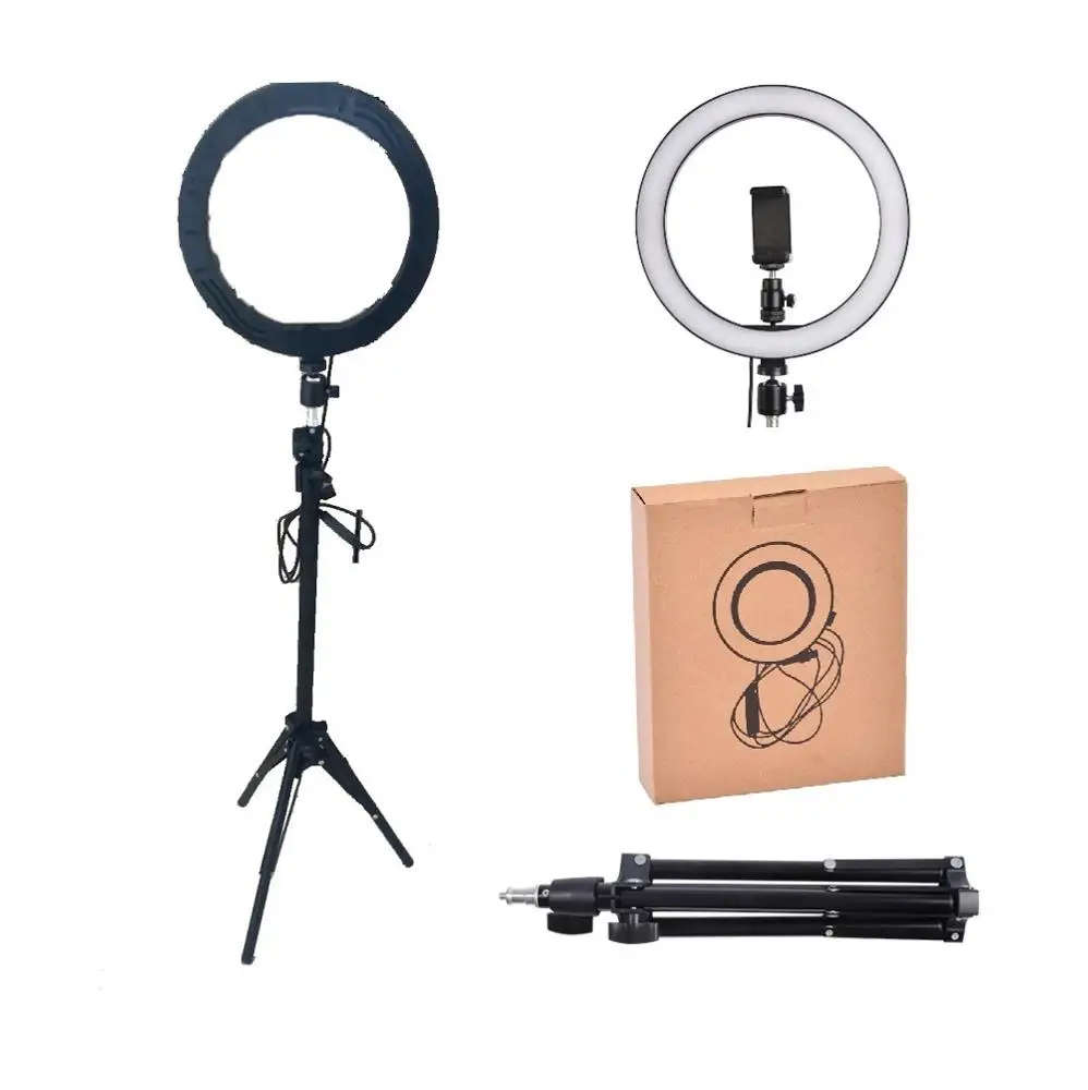 FOSOTO FT-26 Circle Video Ring Light Rotate Adjust Ring Light 10 Inch Selfie Ring Light, Black
FOSOTO FT-26 Circle Video Ring Light Rotate Adjust Ring Light 10 Inch Selfie Ring Light, Black