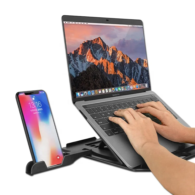 Accessories Desktop Notebook Phone Holder Height Adjustable Foldable Laptop Stand, Black / white
Accessories Desktop Notebook Phone Holder Height Adjustable Foldable Laptop Stand, Black / white