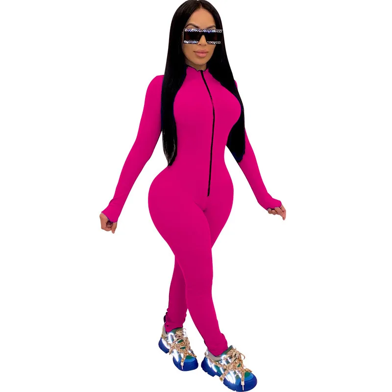 European and American hot style full body solid color tight sexy jumpsuit women 2021, White, yellow, red, gray, black, blue, pink, orange, lake blue
European and American hot style full body solid color tight sexy jumpsuit women 2021, White, yellow, red, gray, black, blue, pink, orange, lake blue