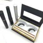 Magnetic Eyelashes 5 magnets with eyeliner provide label packaging