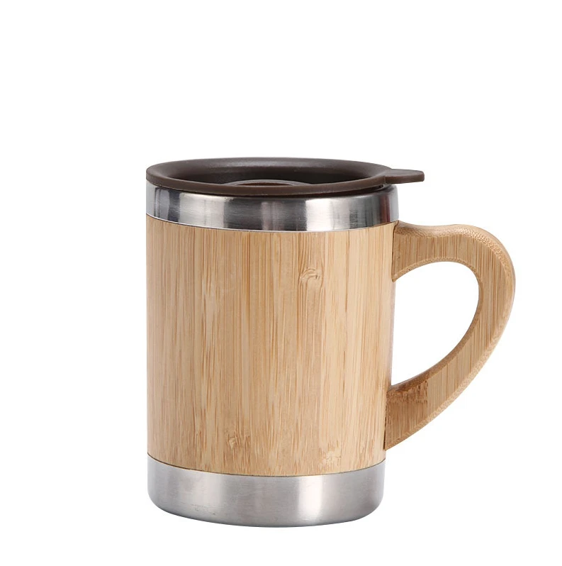 New creative vacuum flask with handle bamboo shell single-layer stainless steel water cup
New creative vacuum flask with handle bamboo shell single-layer stainless steel water cup